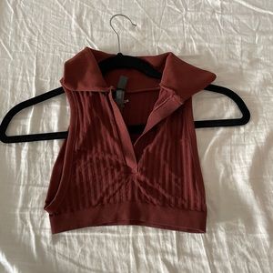 Urban Outfitters Out from Under Crop Top Brown